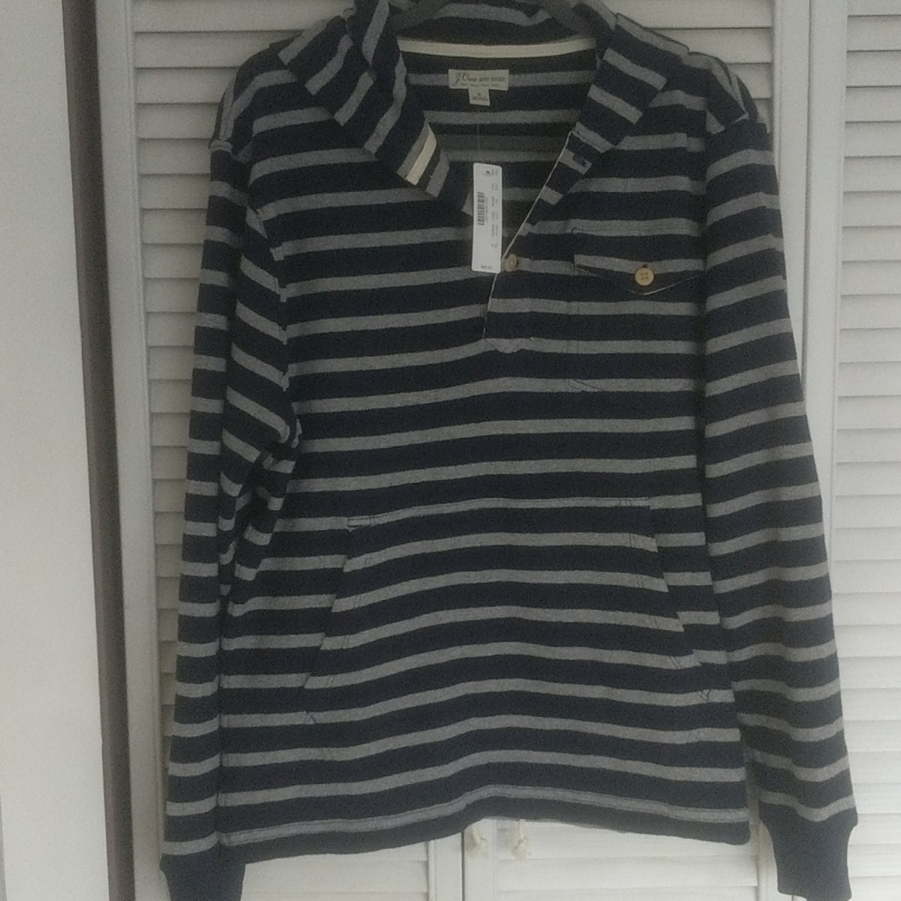 JCrew henley hoodie - Picture 2 of 8